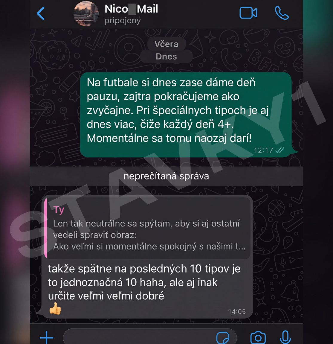 Dôkaz od zákazníka